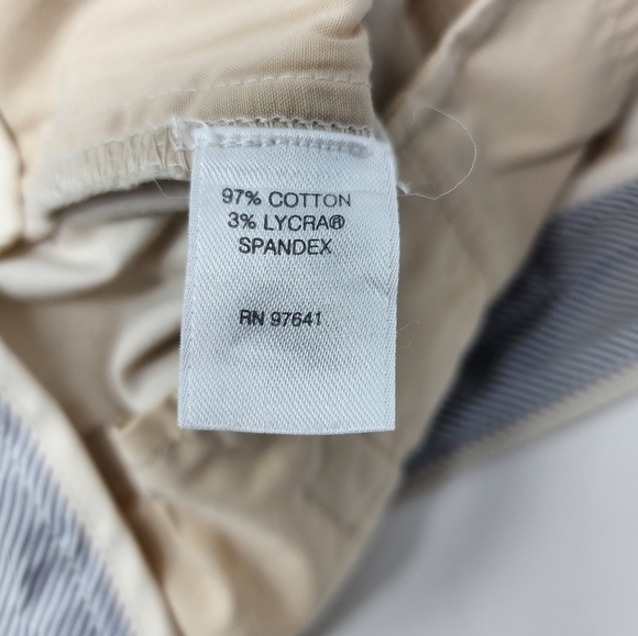 J. Jill Live In Chino Women's Bermuda Khaki Cuffed Stretch Size‎ 8 Shorts - Picture 6 of 11